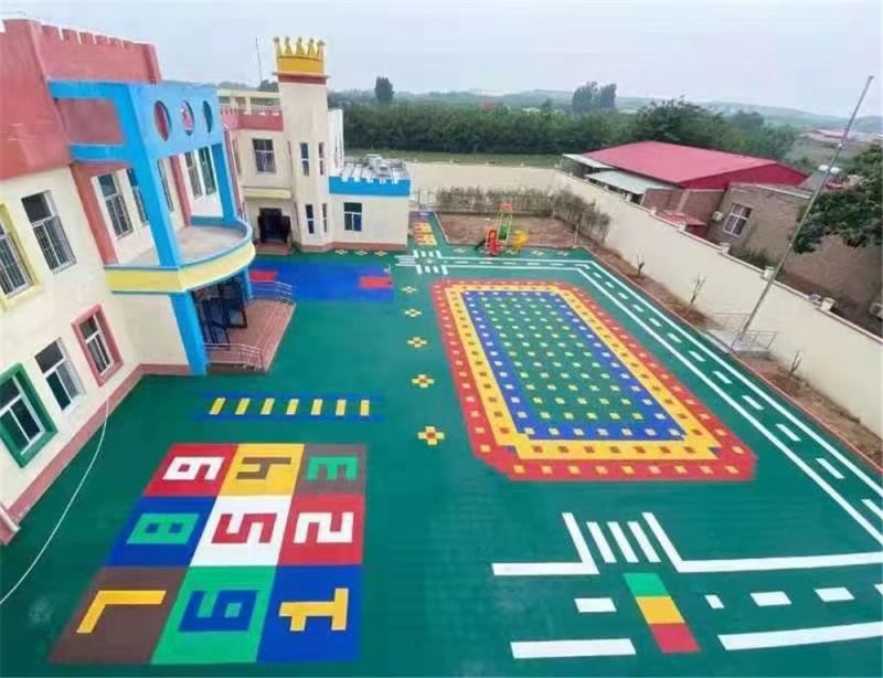 幼儿园悬浮拼装地板（案例四）